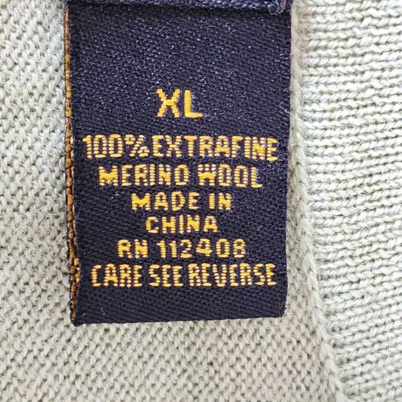 Eildon Hills Mens 100% Extra Fine Merino Wool Sweater Vests Sz XL Purple & Green - Picture 15 of 16